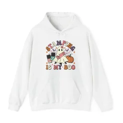 Stamping is my BOO - Heavy Blend Hoodie Sweatshirt