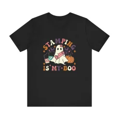 Stamping is my BOO - Short Sleeve T-shirt