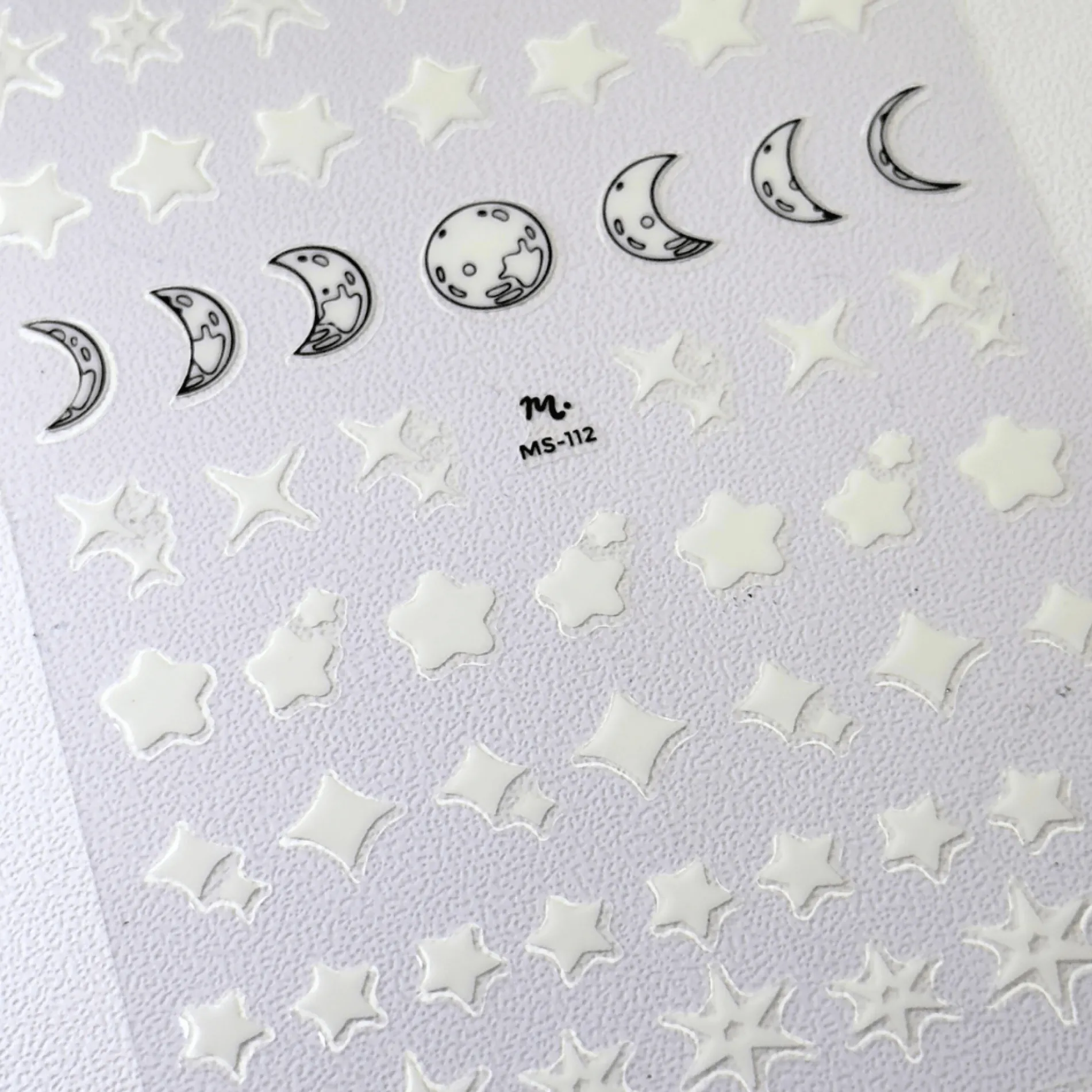 Star Struck (MS-112) - Glow In The Dark Nail Art Sticker