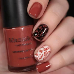 Sugar + Spice: Nutmeg (B352) - Clay Red-Orange Stamping Polish