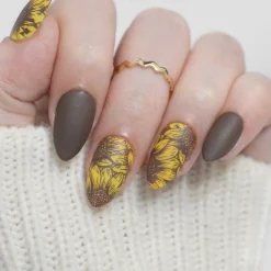 Sunflower Fields (M602) - Nail Stamping Plate