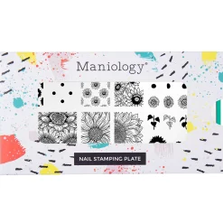Sunflower Fields (M602) - Nail Stamping Plate