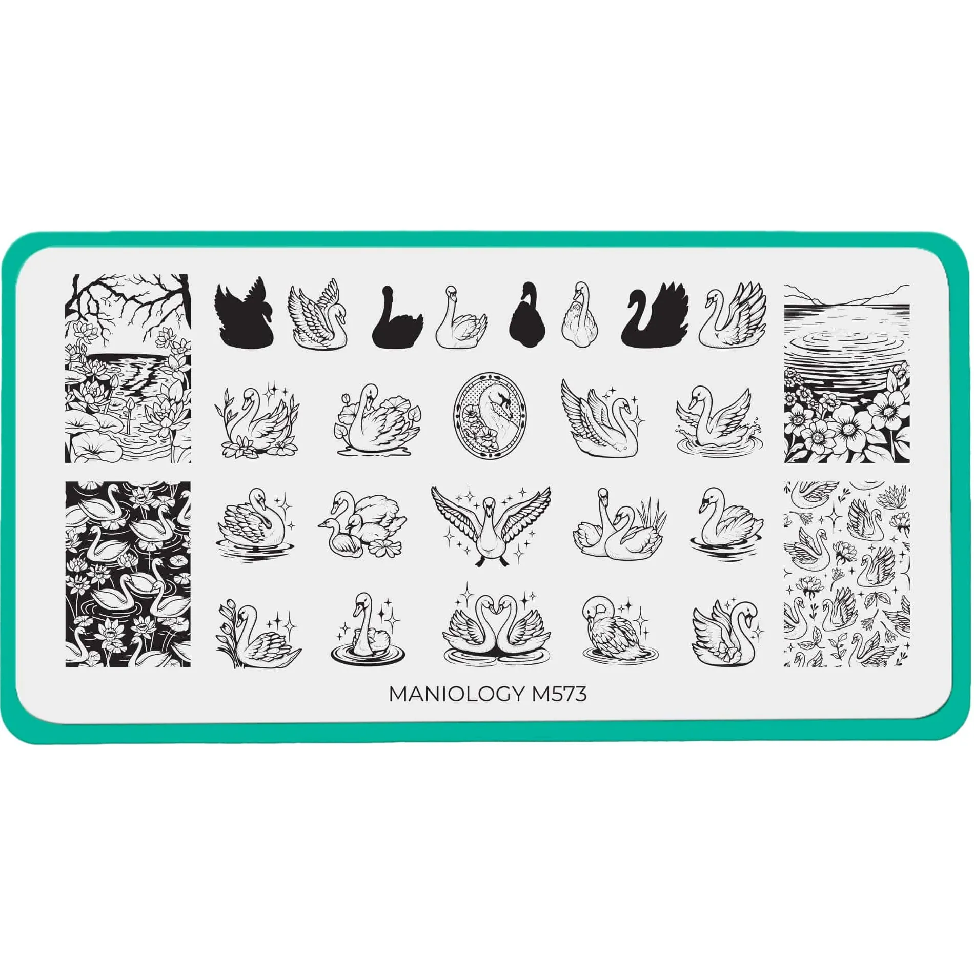 Swan Lake (M573) - Nail Stamping Plate