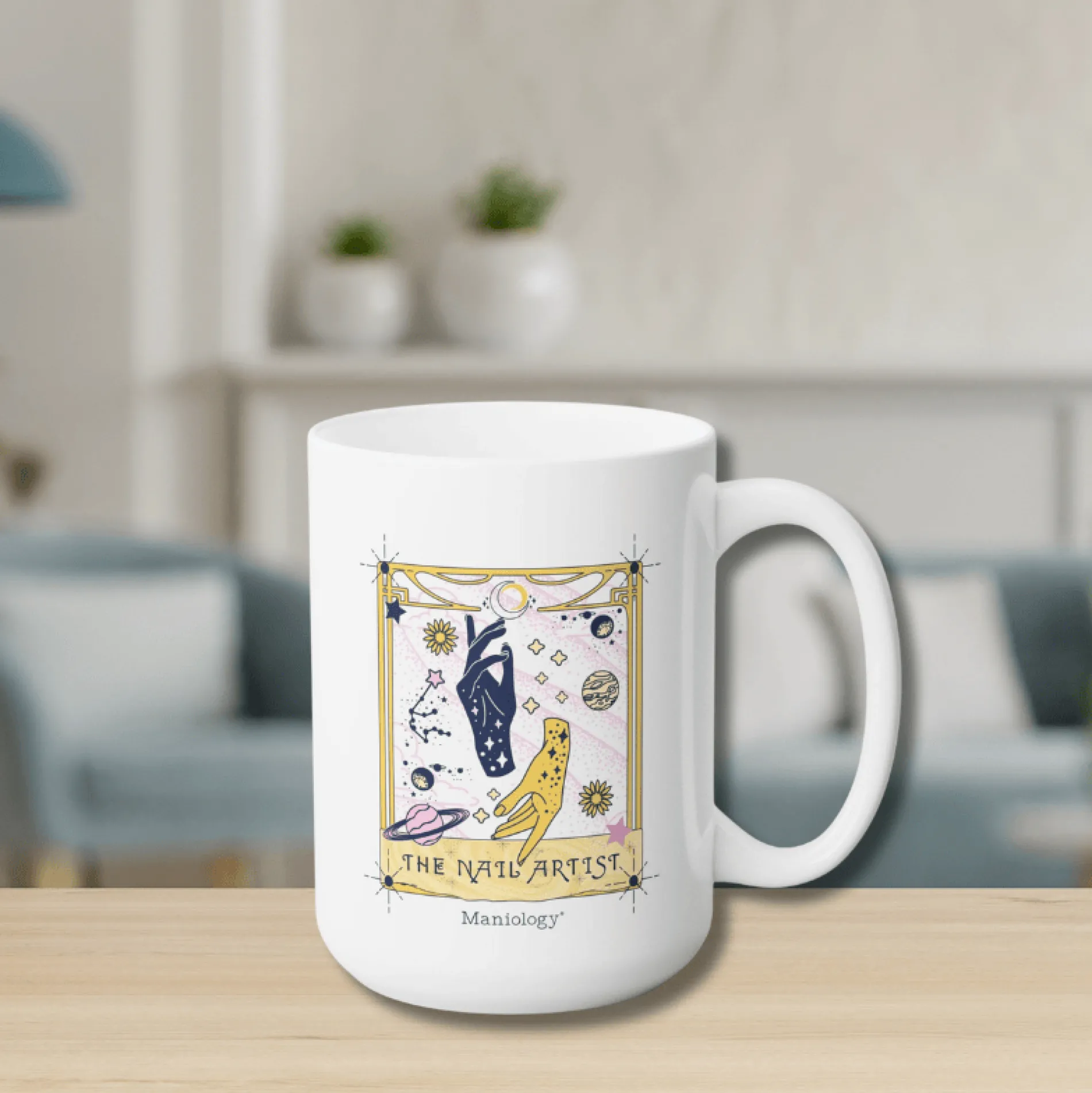 Tarot - The Nail Artist Ceramic Coffee Mug 15oz