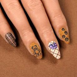 Teatime (B525) - Cream Brown Stamping Polish