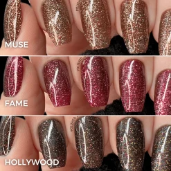 Tinseltown: 3-Piece Semi Sheer with Glitter Nail Polish Set