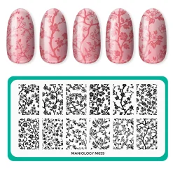 Tiny Blossoms (M659) - Nail Stamping Plate