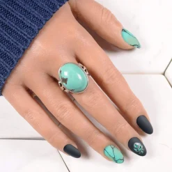 Turquoise (B324) - Green Stamping Polish