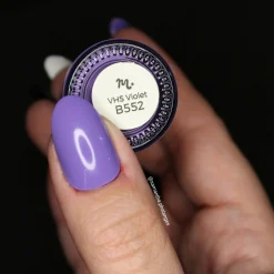 VHS Violet (B552) - Cream Purple Stamping Polish