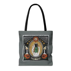 Vintage Halloween Tote Bag - Dark Grey