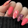 Watermelon Float (B431) - Cream Coral Stamping Polish
