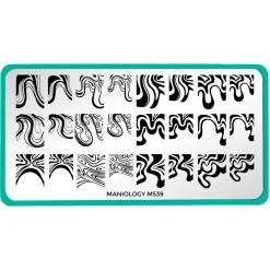 Wavy French (M539) - Nail Stamping Plate
