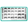 Wild French (M485) - Nail Stamping Plate