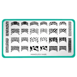 Wild French (M485) - Nail Stamping Plate